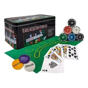 Set de póker tipo casino Texas Holdem con fichas y cartas de juego interactivo.jpg